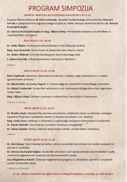 Simpozij Fons Gratiae program